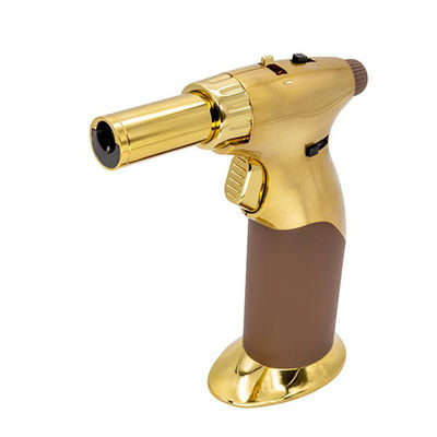 Sushi Creme Safety Latch Verstelbare Jet Kitchen Butaan Torch Lighter Ergonomische handgreep
